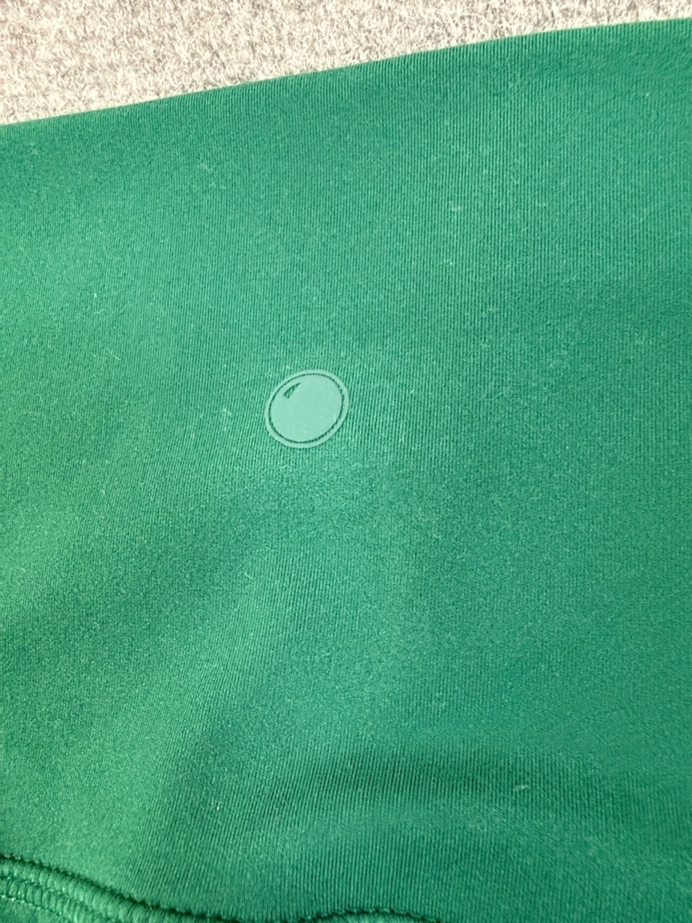 Yogalicious Lux Tribeca 7” Green High-Waist Bike Shorts Side Pockets Sz S (A1) - Picture 4 of 4